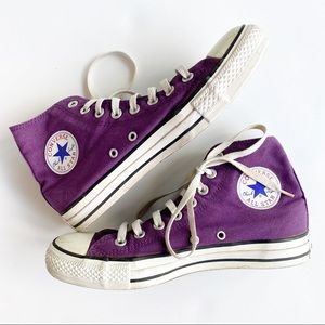 Converse High Top Sneakers, Purple
